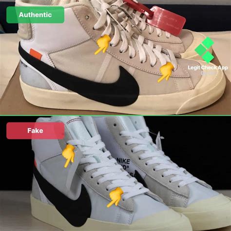 nike blazer off white ori vs fake|black off white blazer reaper.